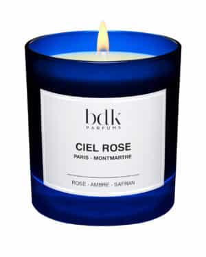 Ciel Rose - bougie allumée