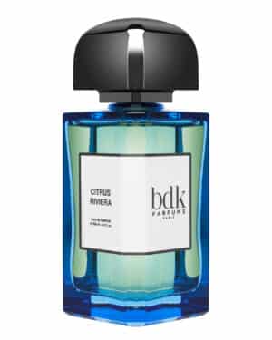 Représentation du flacon de parfum Citrus Riviera de la maison de parfum BDK.
