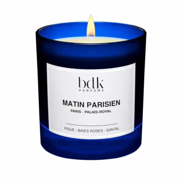BDK Matin Parisien bougie allumee candle 250g