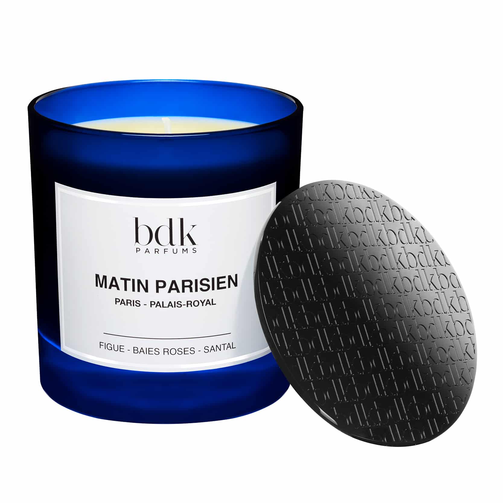 Second image of BDK Matin Parisien bougie allumee candle 250g