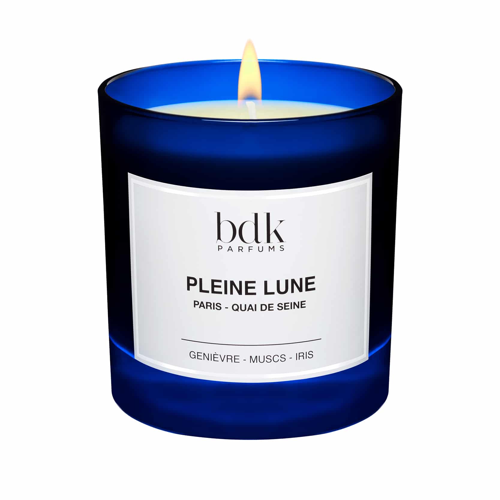 BDK Pleine Lune bougie allumee candle 250g