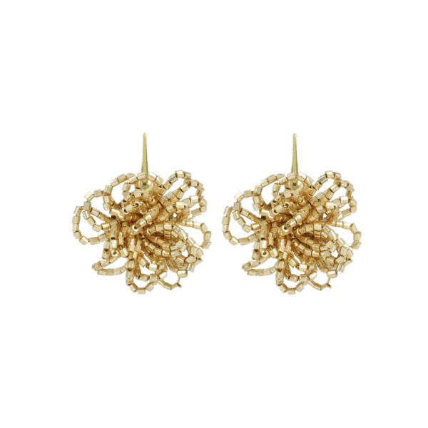 Lott Gioielli Goudkleurige Oorbellen Knotted Element S Maerle