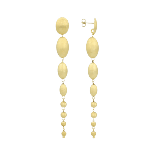 Lott Gioielli Classic Oorbellen Waterfall of Stones Large