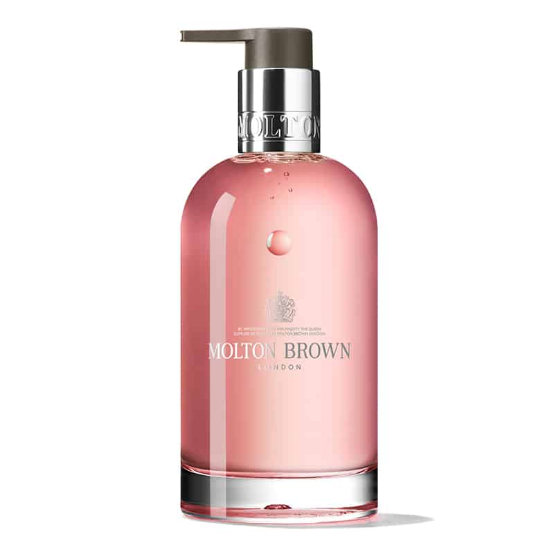 Molton Brown Delicious Rhubarb & Rose Hand Wash Glass Bottle 200ml