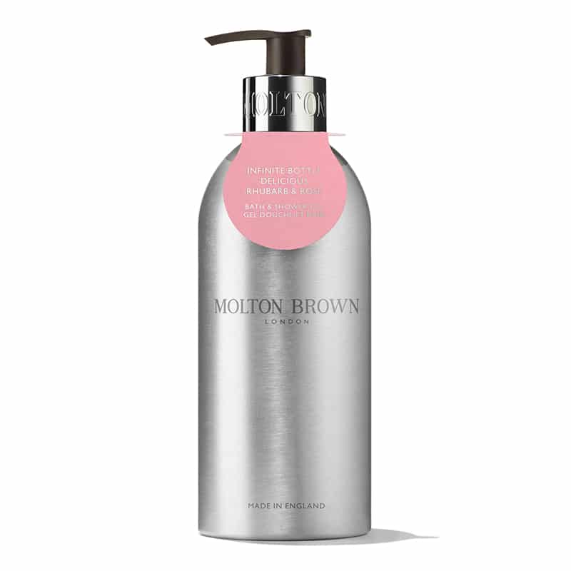 Molton Brown Delicious Rhubarb & Rose Bath & Shower Gel Infinite Bottle 400 ml