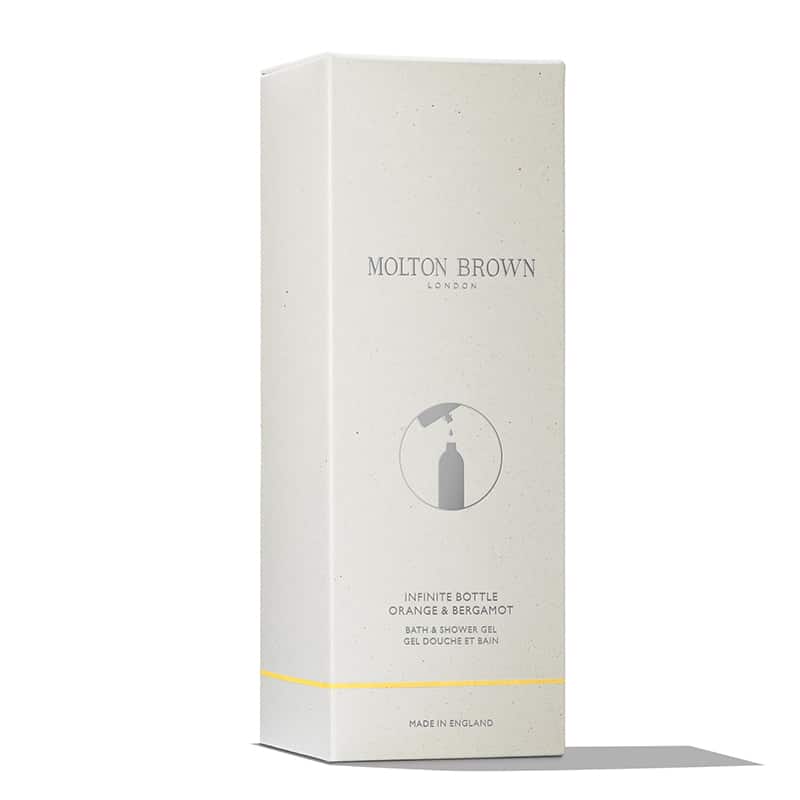 Second image of Molton Brown Orange & Bergamot Bath & Shower Gel Infinite Bottle 400 ml