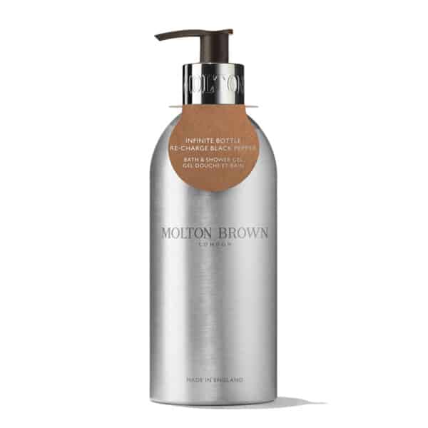 Molton Brown Re-charge Black Pepper Bath & Shower Gel Infinite Bottle 400 ml