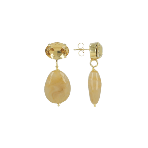 Lott Gioielli Smoked Topaz Natural Mix Oval S