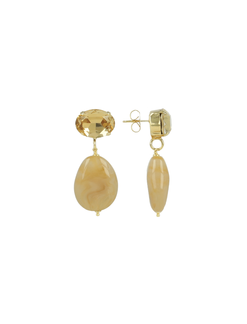 Lott Gioielli Smoked Topaz Natural Mix Oval S